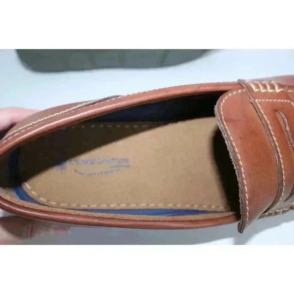 Stone Canyon Footwear Loafer Faux Leather Easy Slip On‎ Men's Shoe Size 10.5 NIB - Picture 10 of 11